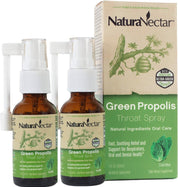 Green Propolis Throat Spray, Cool Mint, 30 mL | Pack of 2