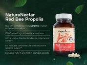 Red Bee Propolis - Supports your metabolism*, longevity & cell health* through exclusive polyphenols and antioxidants from our own bee farms in Brazil |  Pack of 3