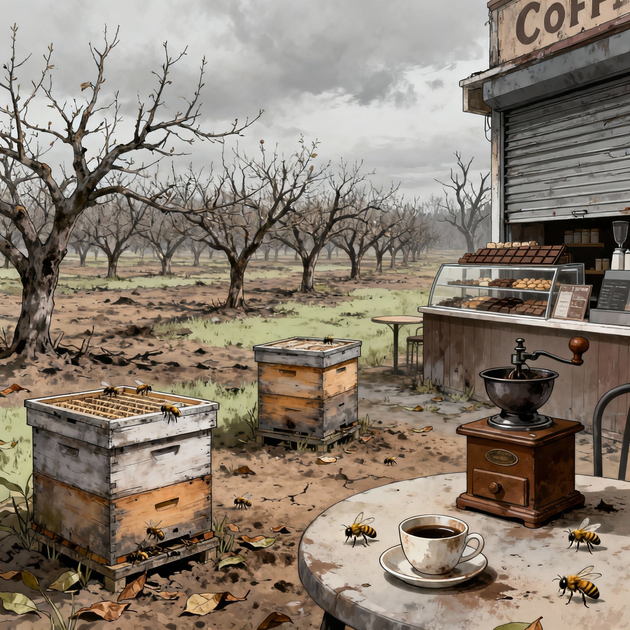 A Symphony of Buzzing, Seeds, & Sunshine;  Celebrating the Foods Bees Help Create