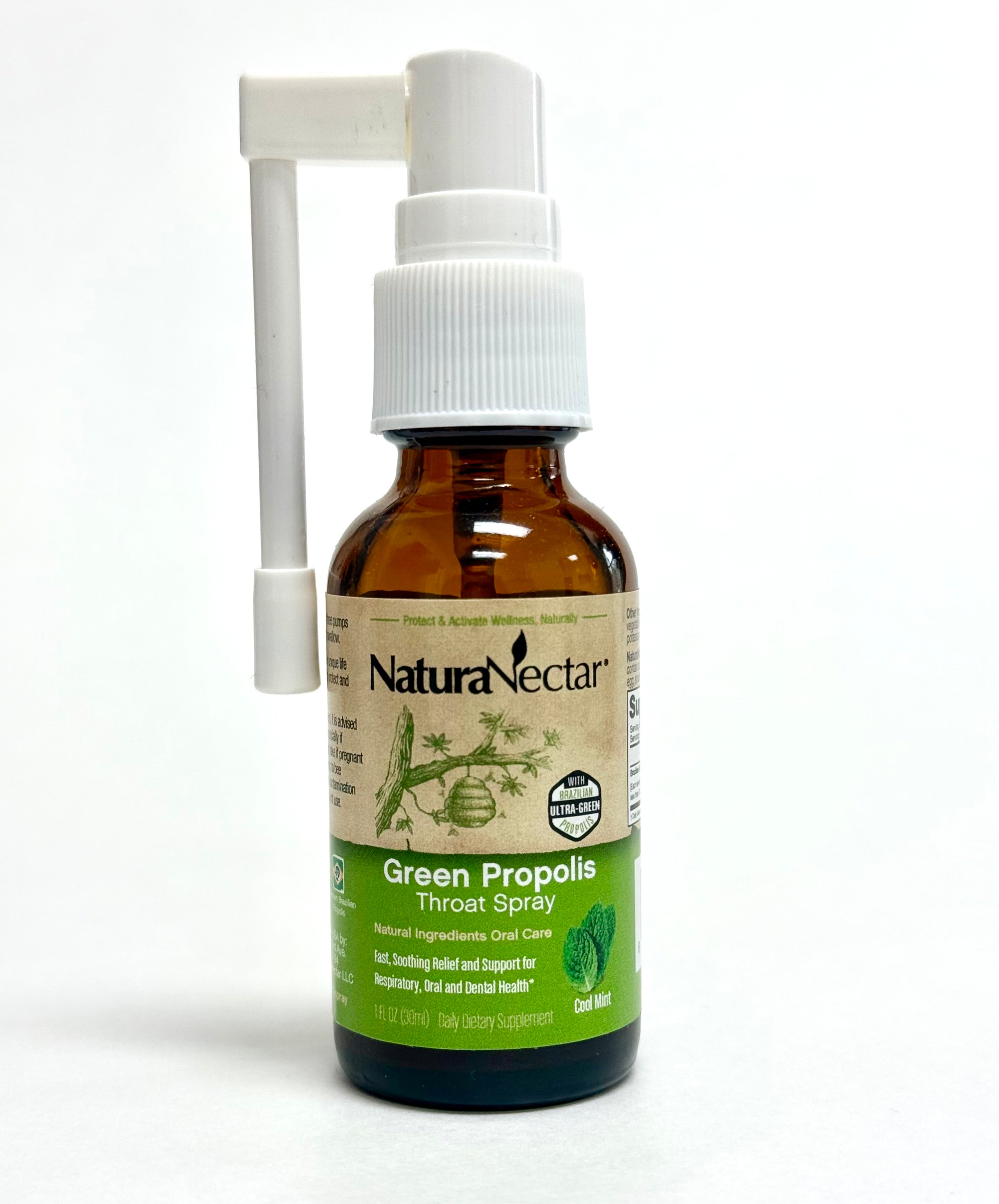 Green Propolis for Throat Spray, Cool Mint, 30 mL