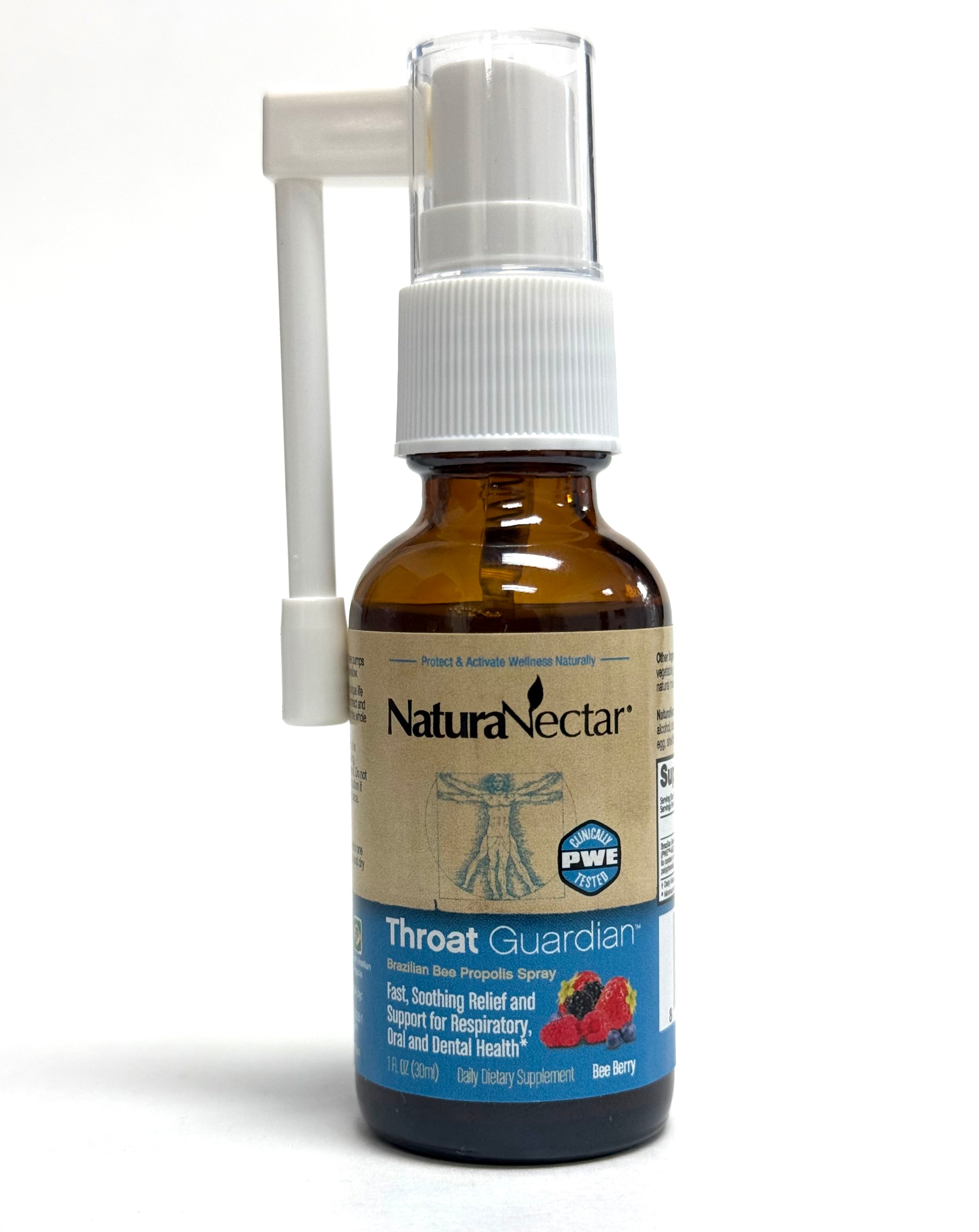 Multi-Propolis Throat Spray, Alcohol & Propylene Glycol Free, BeeBerry Flavor 1 fl oz (30 mL)