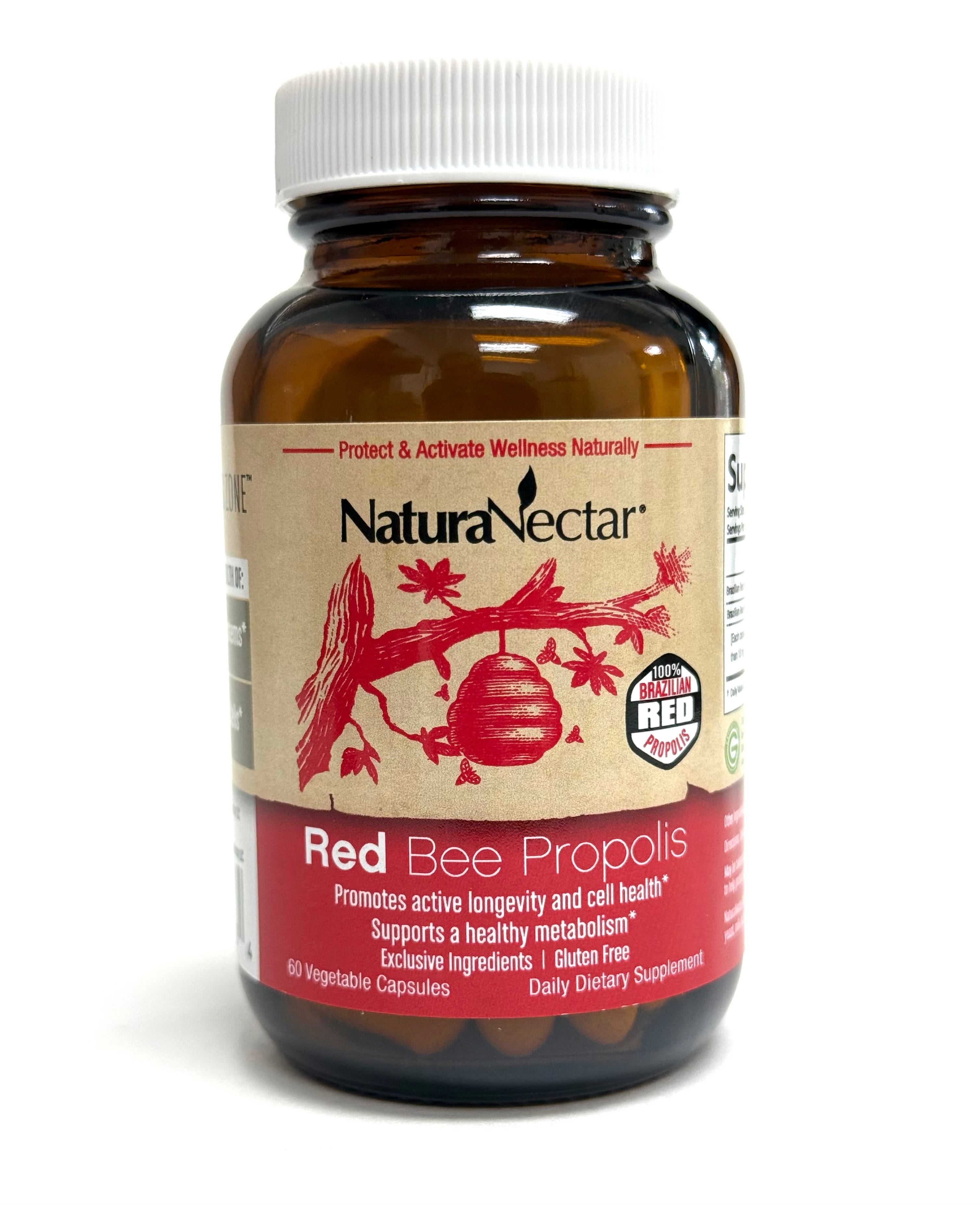 Red Propolis - Brazilian Extracted, NSF Contents Certified, 60 Capsules