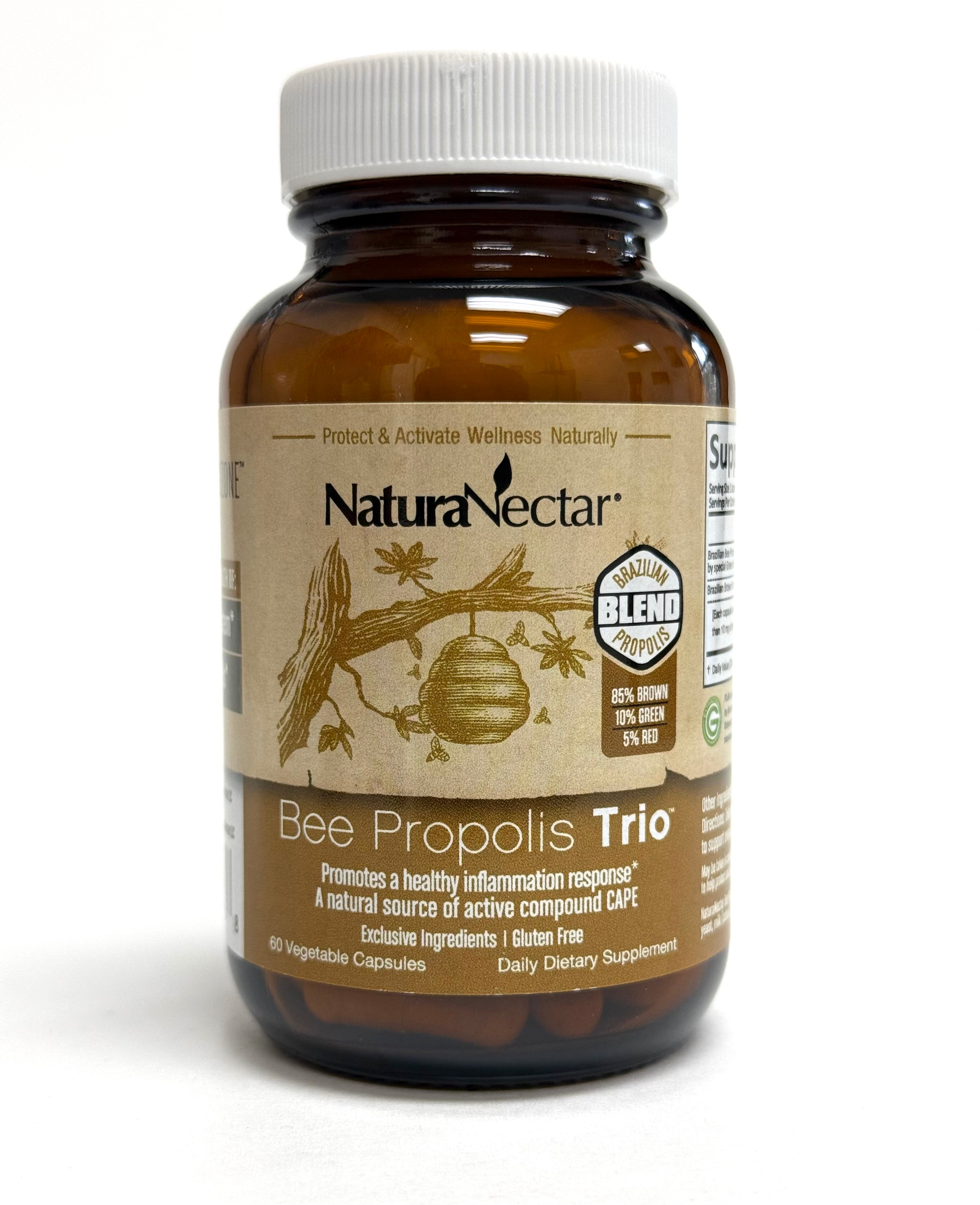 Bee Propolis Supplement Trio, NSF Contents Certified, 60 Capusles