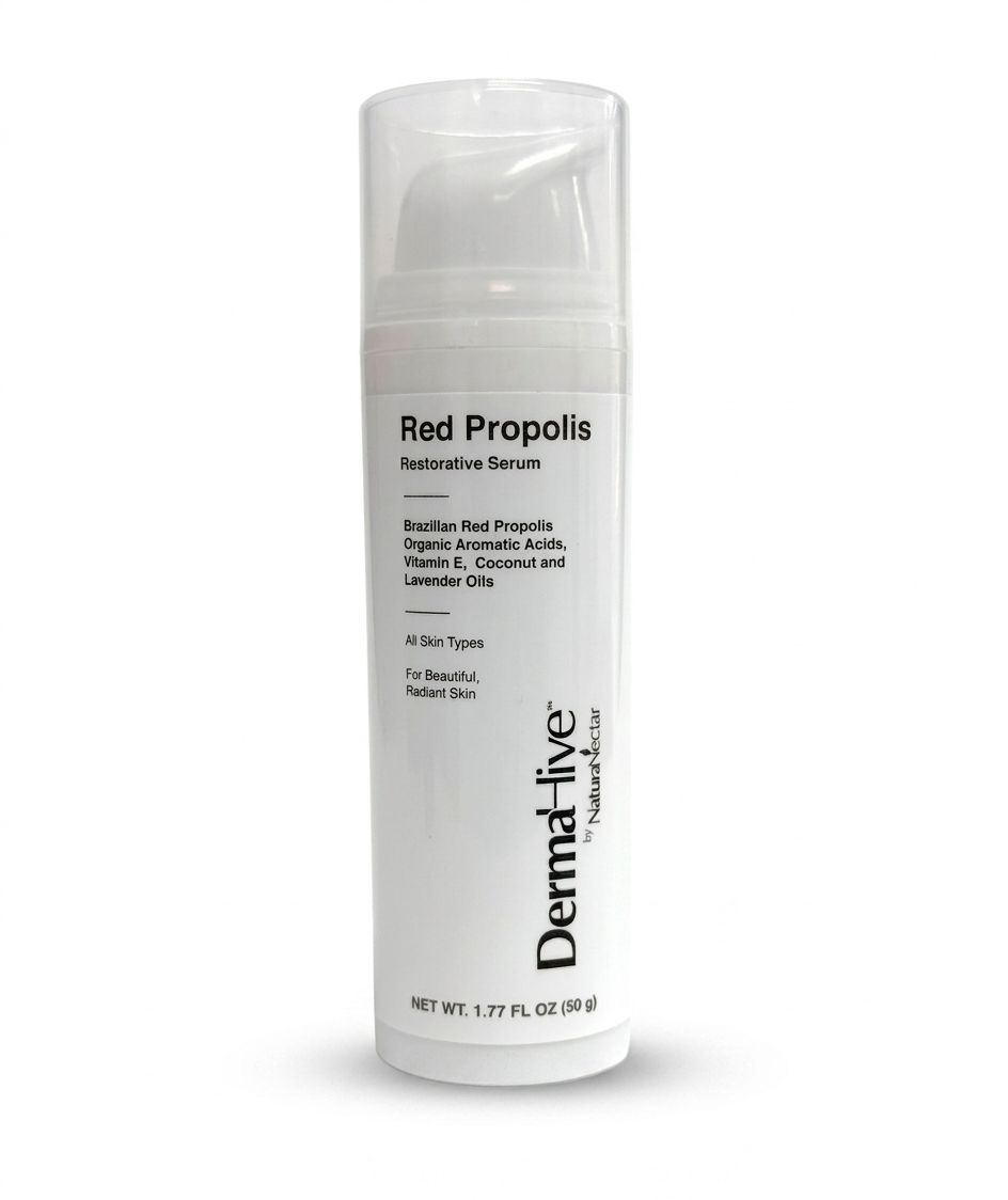 DermaHive Red Propolis Restorative Serum, Airless Pump, 50g
