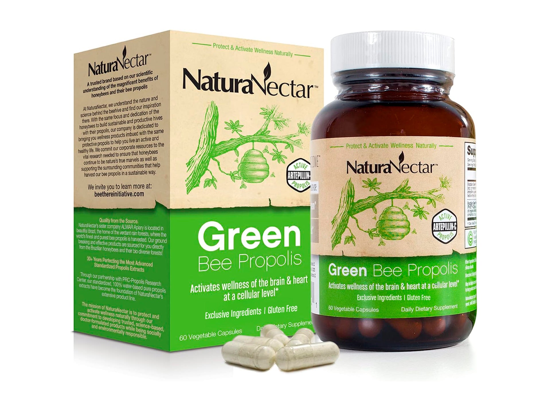 Green Bee Propolis, NSF Contents Certified, 60 Capsules